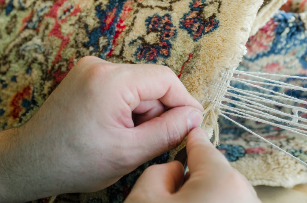 rug fringes repair